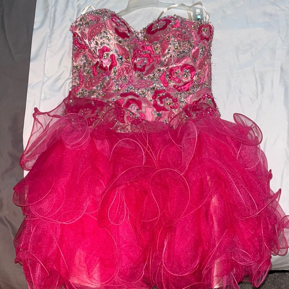 Pink homecoming/prom dress/ Quinceañera